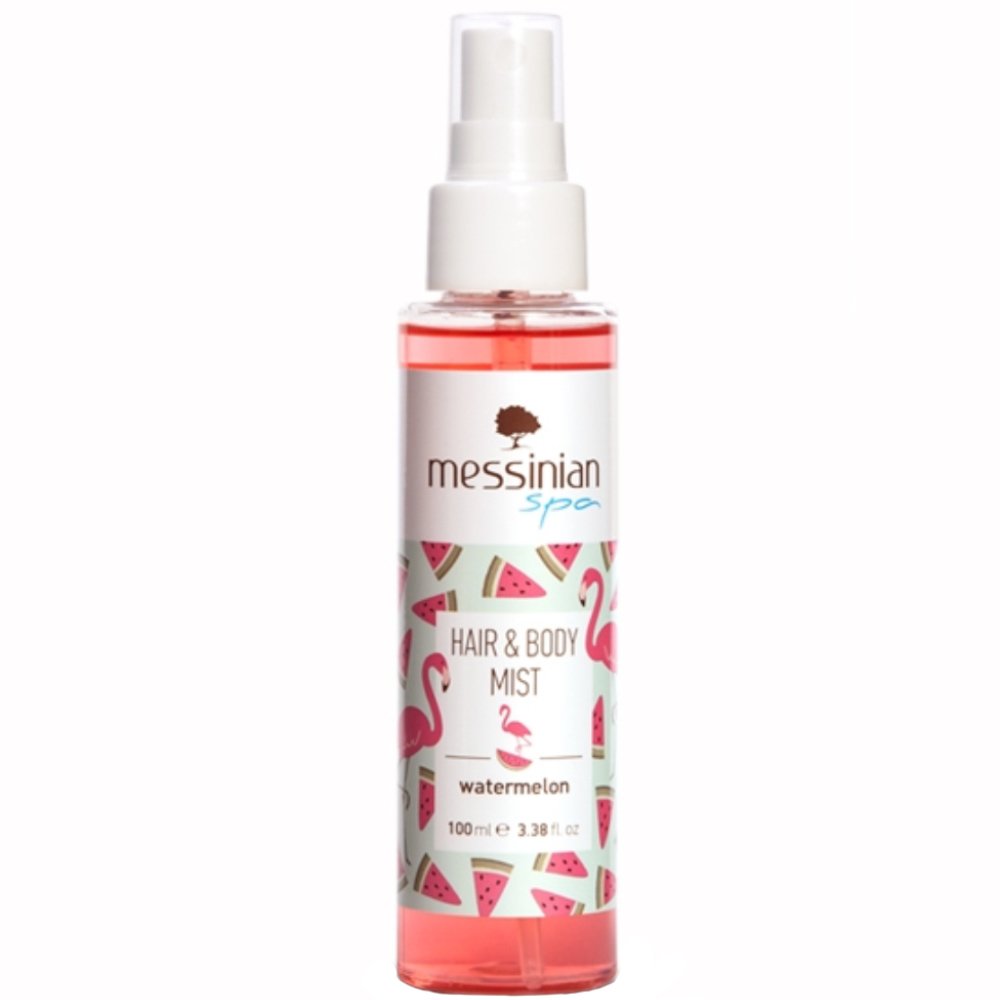 Messinian Spa Watermelon Hair & Body Mist Ενυδατικό Mist Μαλλιών & Σώματος με Άρωμα Καρπούζι 100ml
