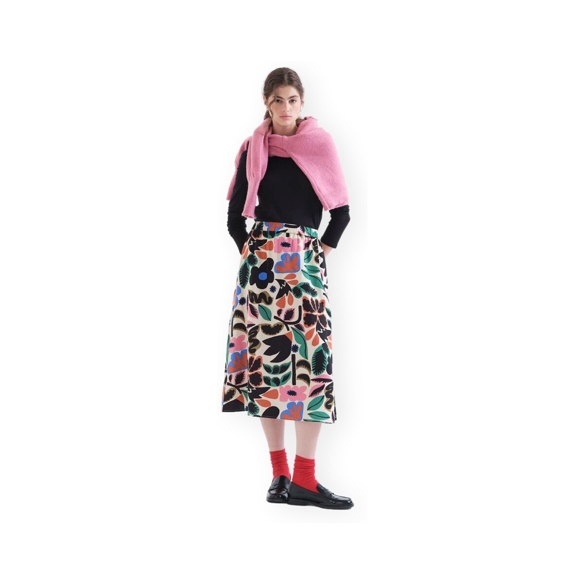 Κοντές Φούστες Compania Fantastica COMPAÑIA FANTÁSTICA Skirt 12011 - Flowers
