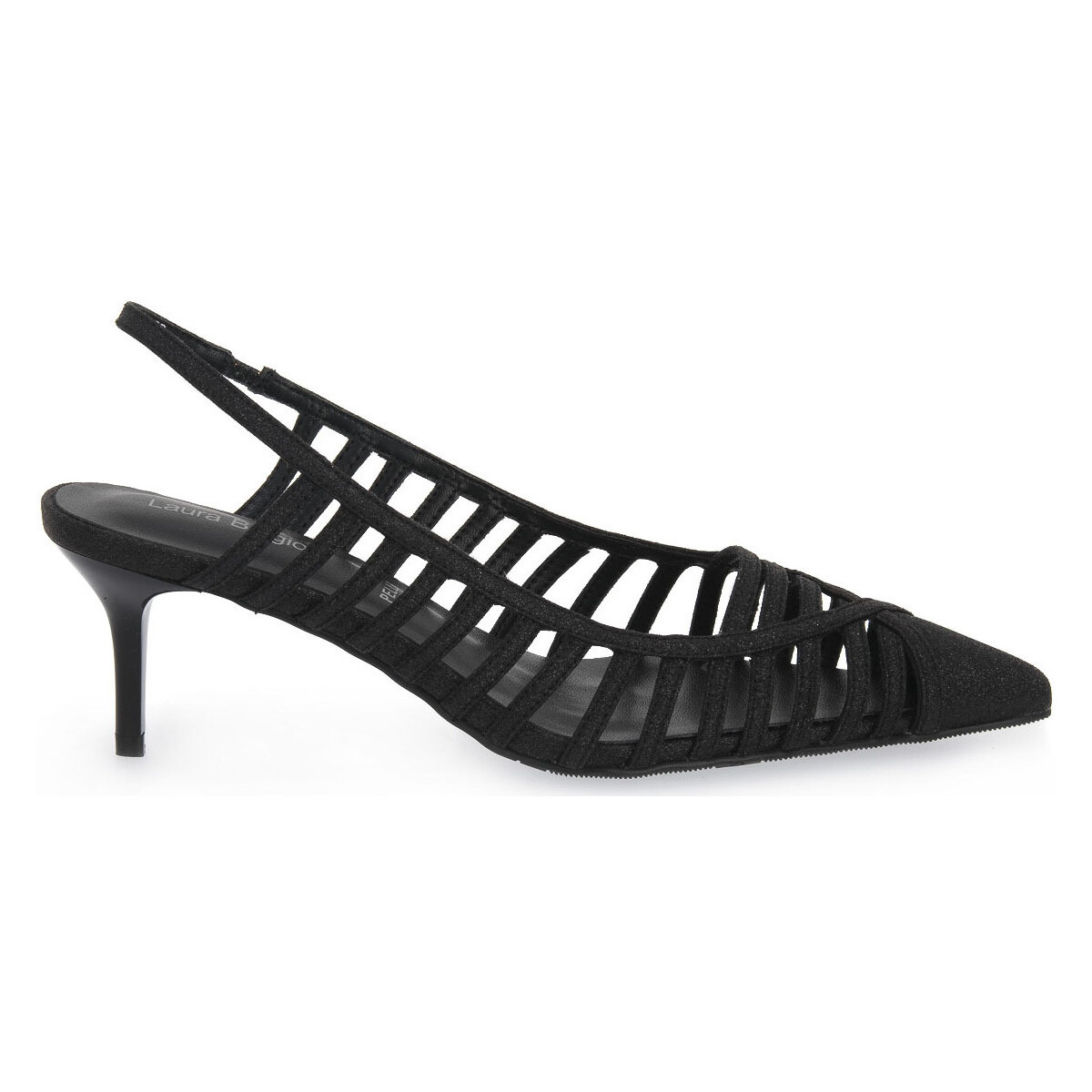 Γόβες Laura Biagiotti GLITTER BLACK