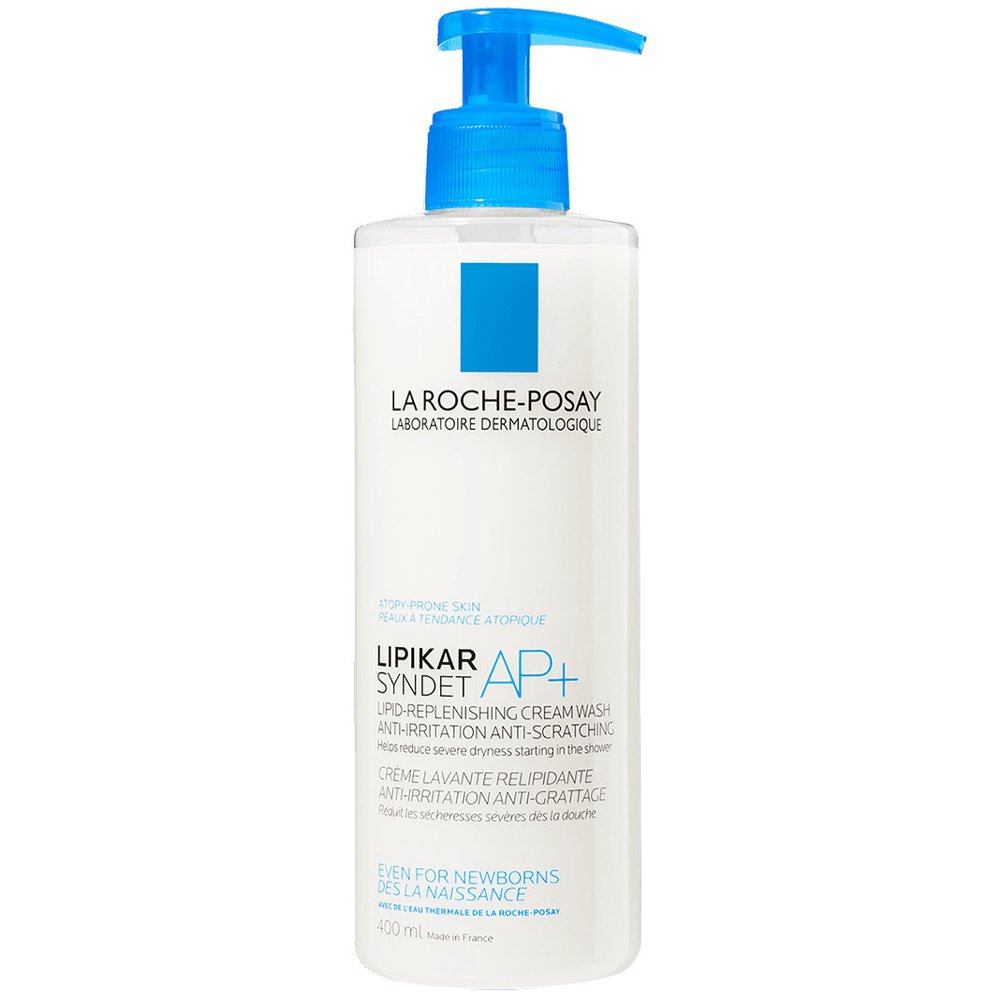 La Roche-Posay Lipikar Syndet AP+ Κρέμα Καθαρισμού για Αναπλήρωση των Λιπιδίων, Κατά των Ερεθισμών & του Κνησμού 400ml