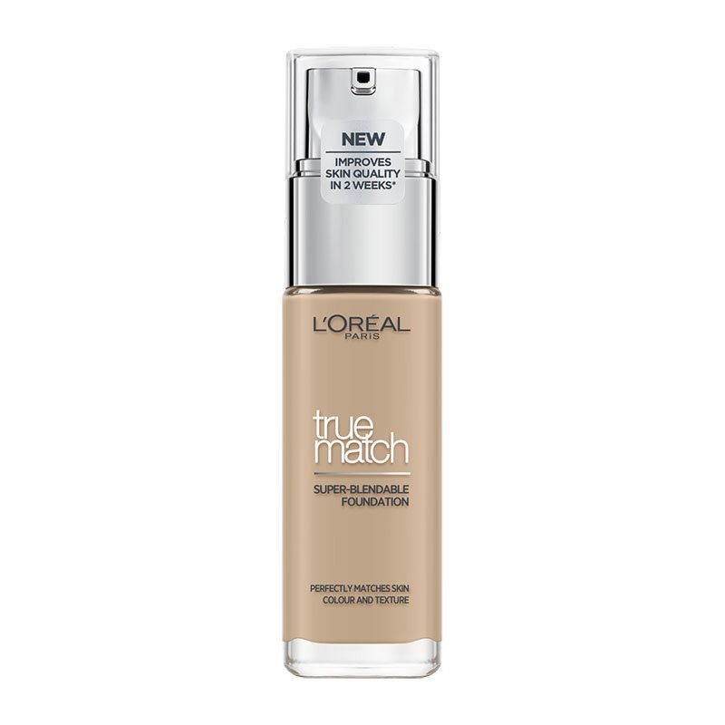 L'Oreal Paris True Match Foundation 30ml Υγρό Make up που Καλύπτει τις Ατέλειες, Περιποιείται & Φροντίζει την Επιδερμίδα - 2N Vanilla