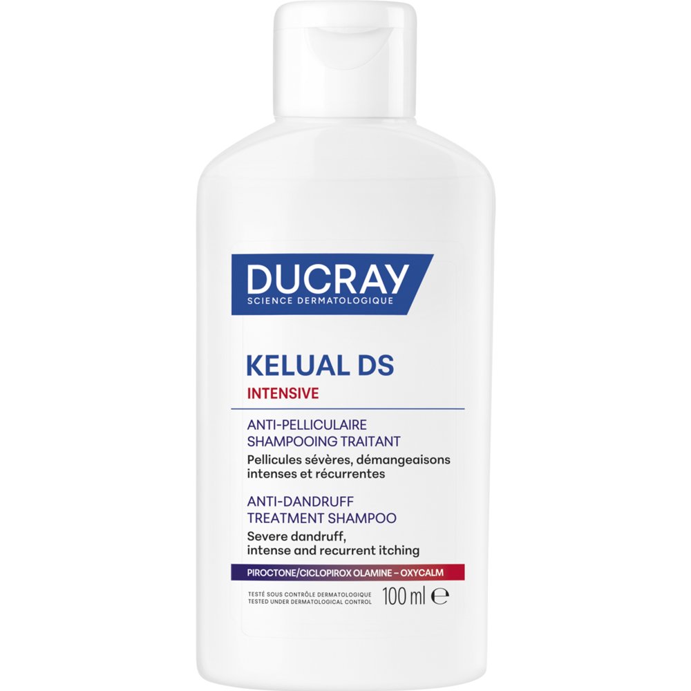 Ducray Kelual DS Intensive Anti Dandruff Shampoo Σαμπουάν Αγωγής Κατά της Σοβαρής Πιτυρίδας & του Έντονου & Επαναλαμβανόμενου Κνησμού 100ml