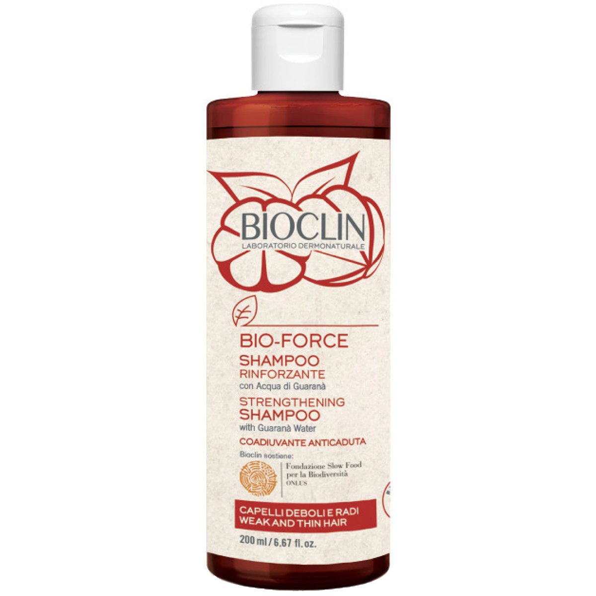 Bioclin Bio-Force Strengthening Shampoo Δυναμωτικό Σαμπουάν για Αδύναμα & Λεπτά Μαλλιά 200ml