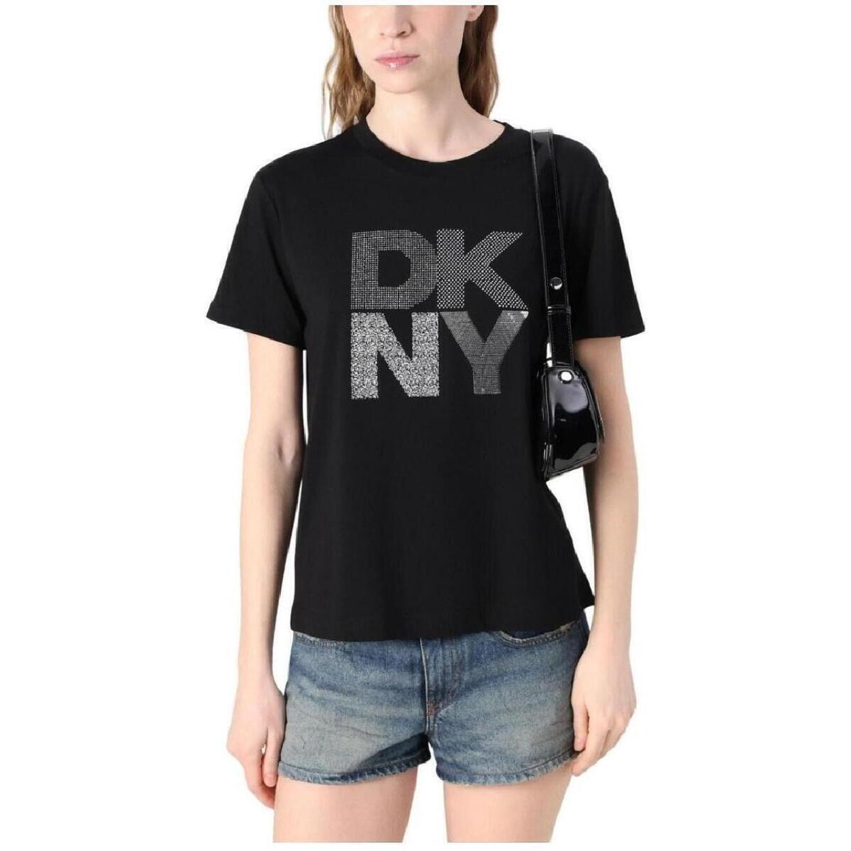 T-shirt με κοντά μανίκια Dkny DJ5T1433 BSV