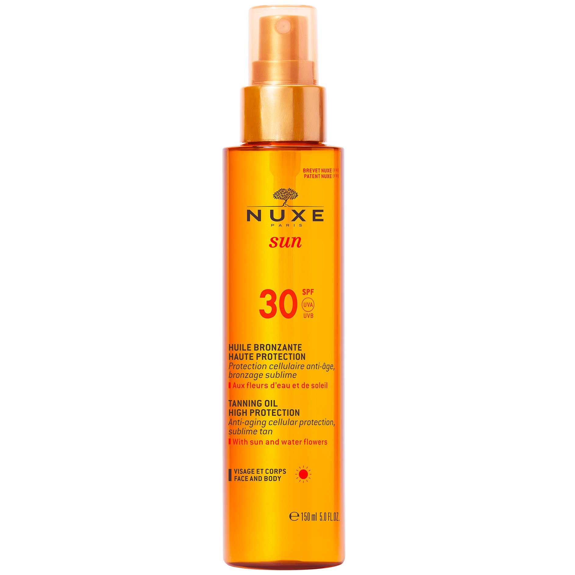 Nuxe Sun Tanning Oil Spf30 150ml