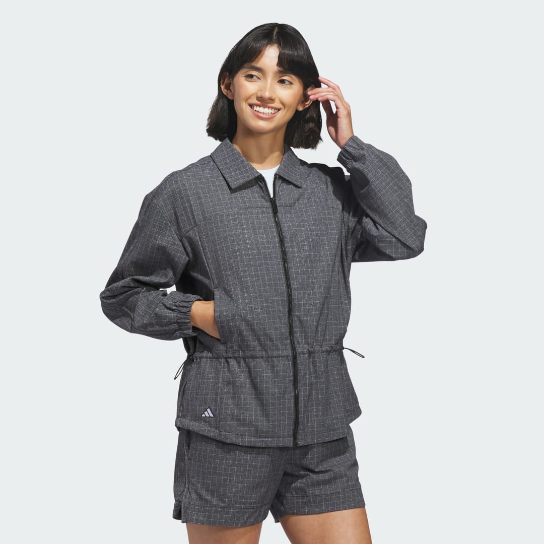 ULTIMATE365+ PEPLUM GRID JACKET