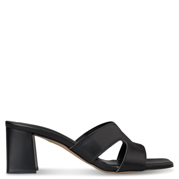 BLOCK HEEL MULES