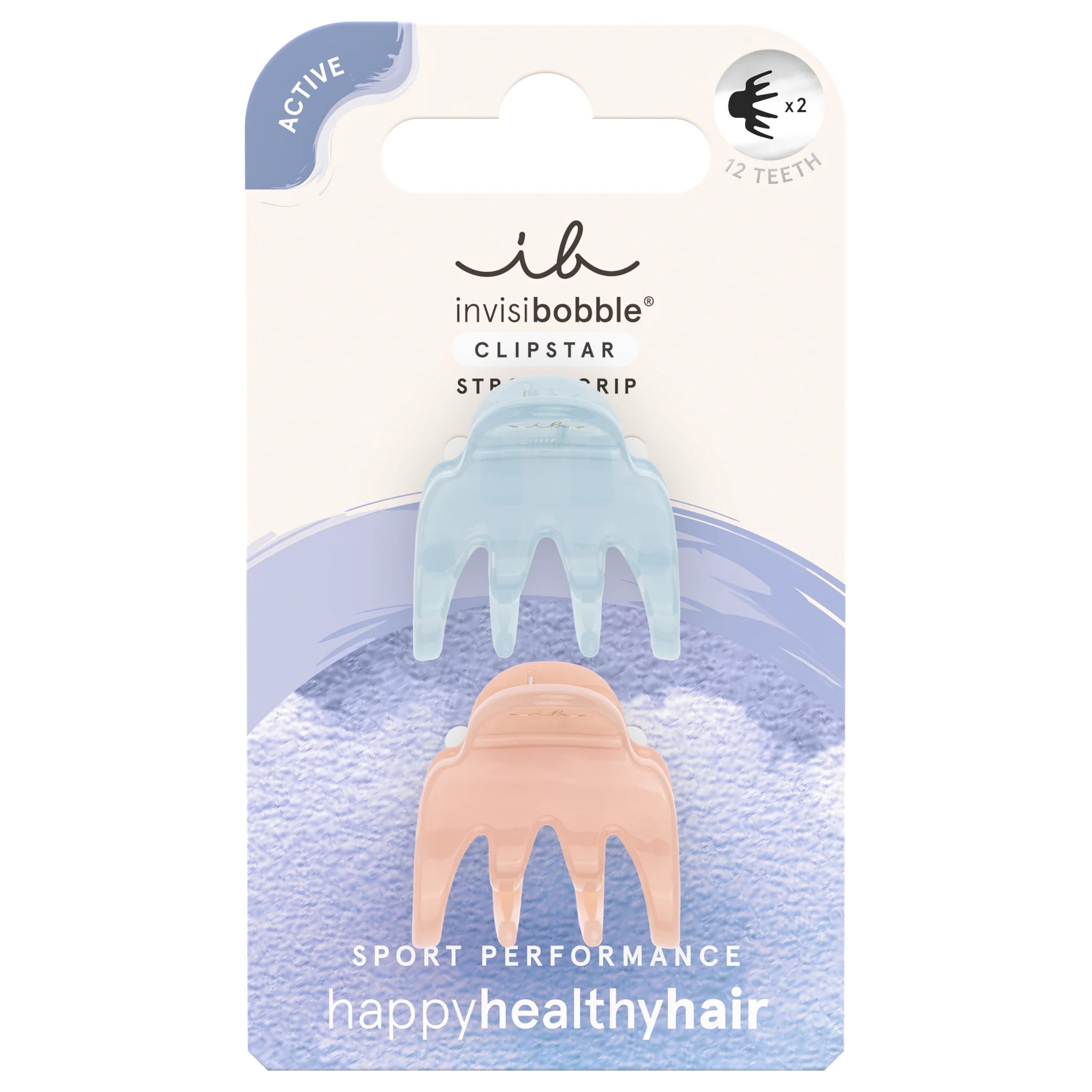 Invisibobble Clipstar Gym Buddy Κλάμερ για Λεπτά & Κανονικά Μαλλιά 2 Τεμάχια