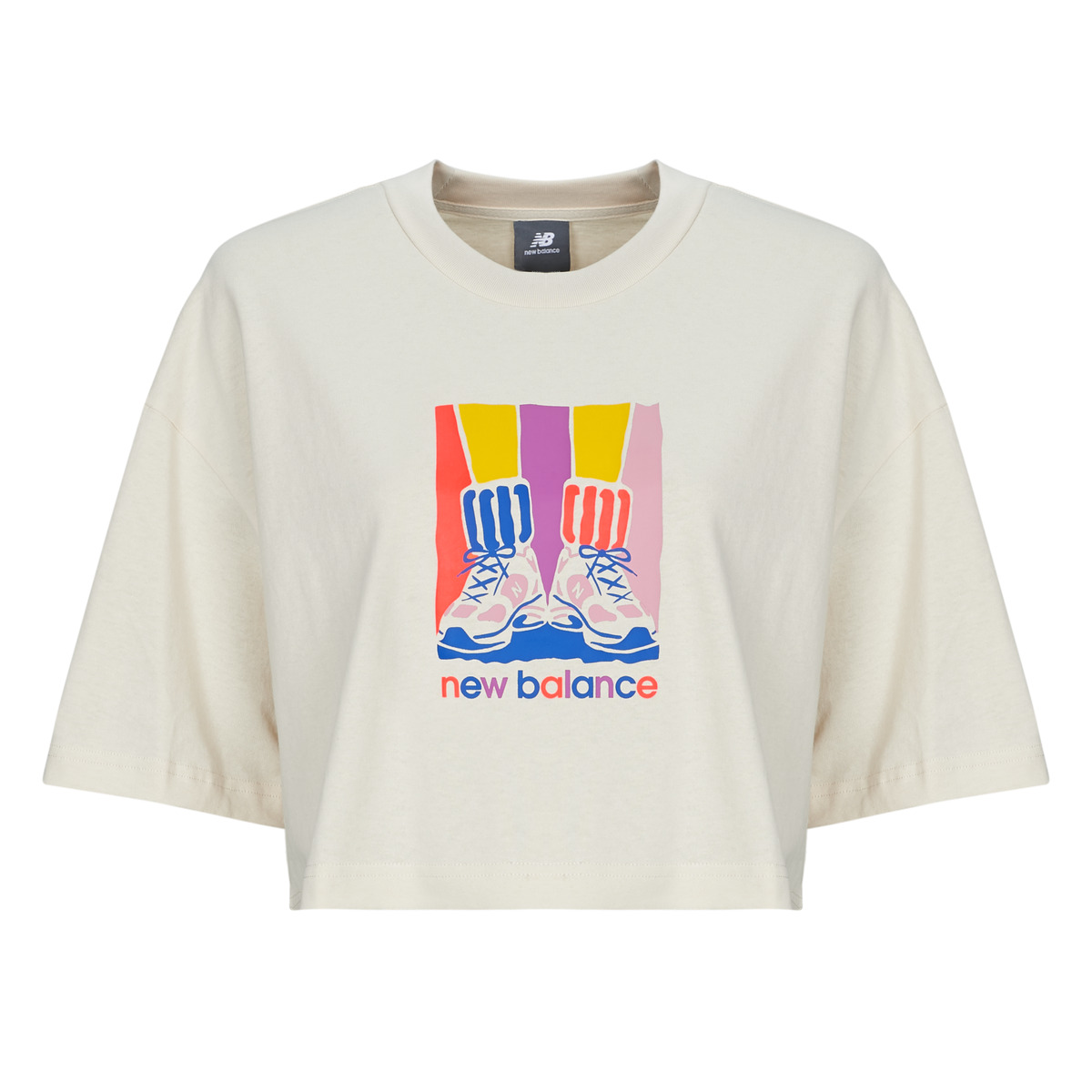 T-shirt με κοντά μανίκια New Balance ATHLETICS GRADIENT SHOES T-SHIRT