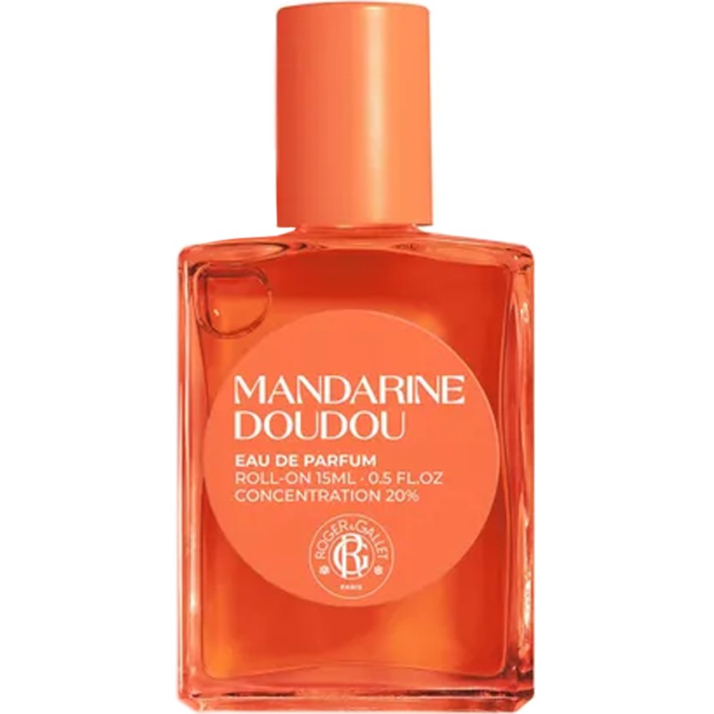 Roger & Gallet Mandarine Doudou Eau de Parfum Roll-On Συμπυκνωμένο Roll-On Άρωμα με με Νότες Μανταρινιού & Άνθους Πορτοκαλιάς Ζεσταίνει με μια Γευστική Συμφωνία Μπριός & Σπόρων Τόνκα 15ml