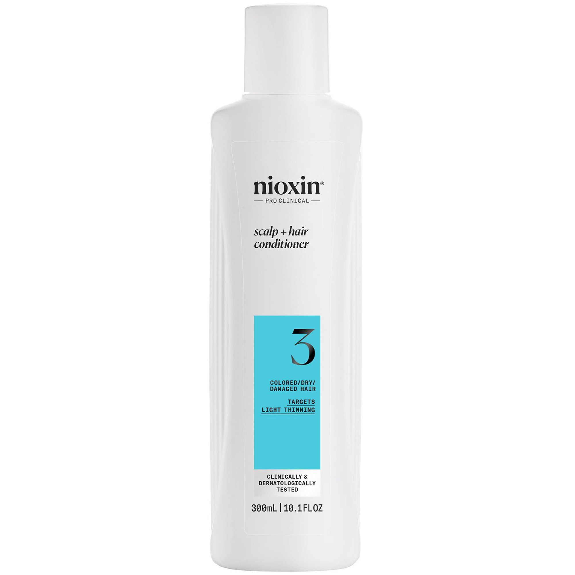 Nioxin Scalp & Hair Conditioner System 3 Μαλακτική Κρέμα για Βαμμένα Μαλλιά με Ελαφριά Αραίωση 300ml
