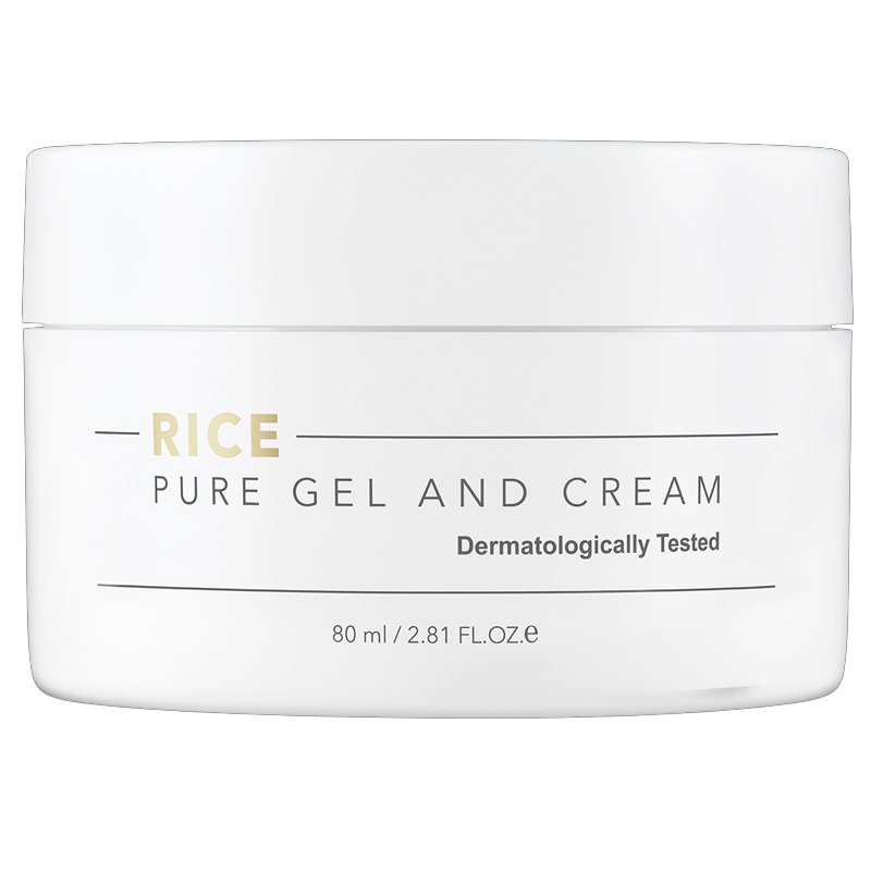 Thank You Farmer Rice Pure Face Gel And Cream Θρεπτική Κρέμα Προσώπου Μέσα σε Ενυδατικό Τζελ με Εκχύλισμα Ρυζιού 80ml