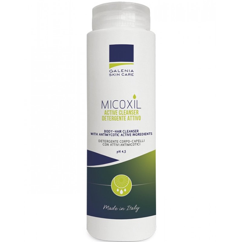 Galenia Skin Care Micoxil Body, Hair Active Cleanser Αφρίζον Αντιμυκητιασικό Καθαριστικό Σώματος, Προσώπου & Τριχωτού Κεφαλής 250ml