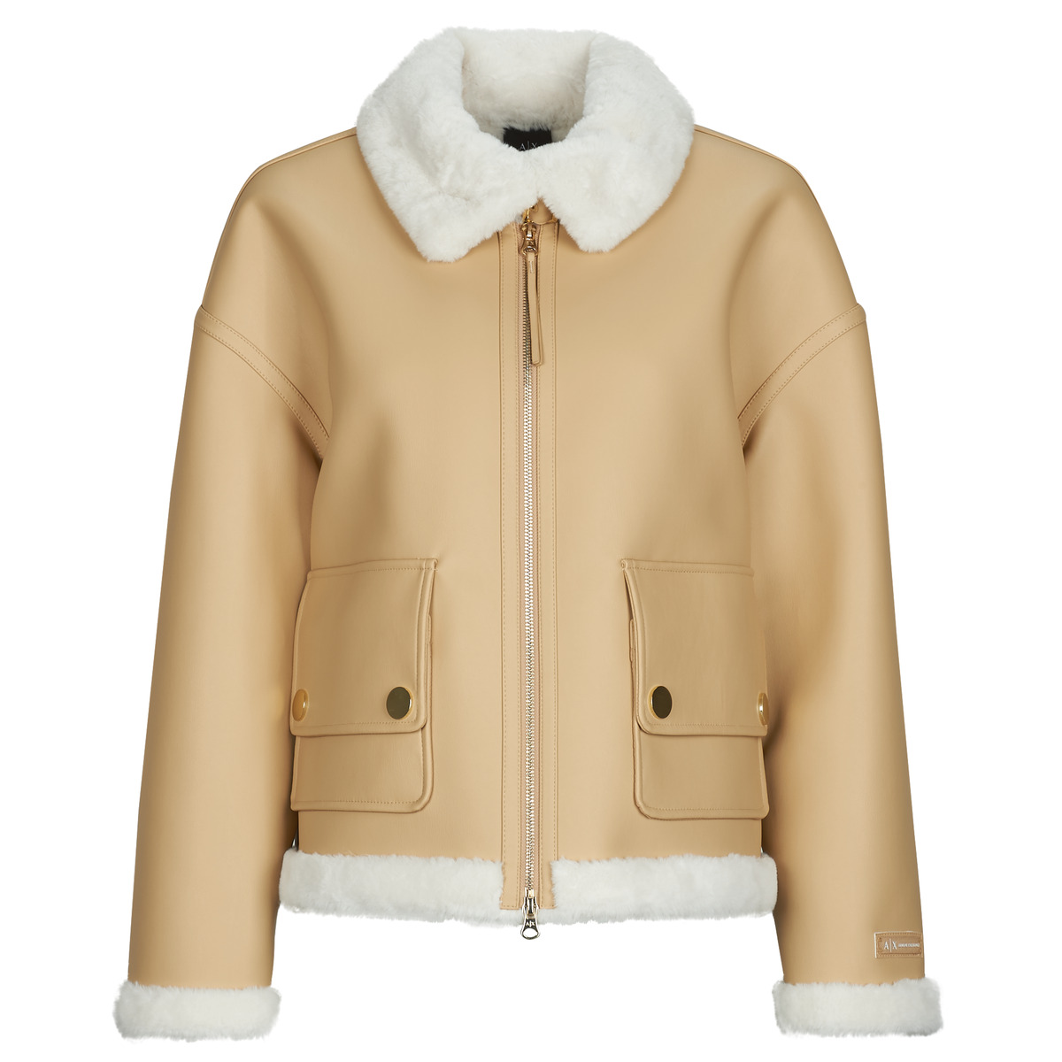 Δερμάτινο Μπουφάν Armani Exchange BLOUSON JACKET