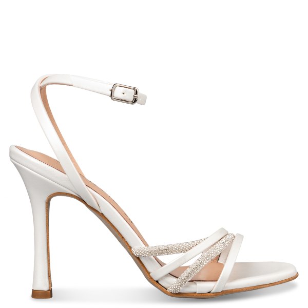 FLARED HEEL SANDALS