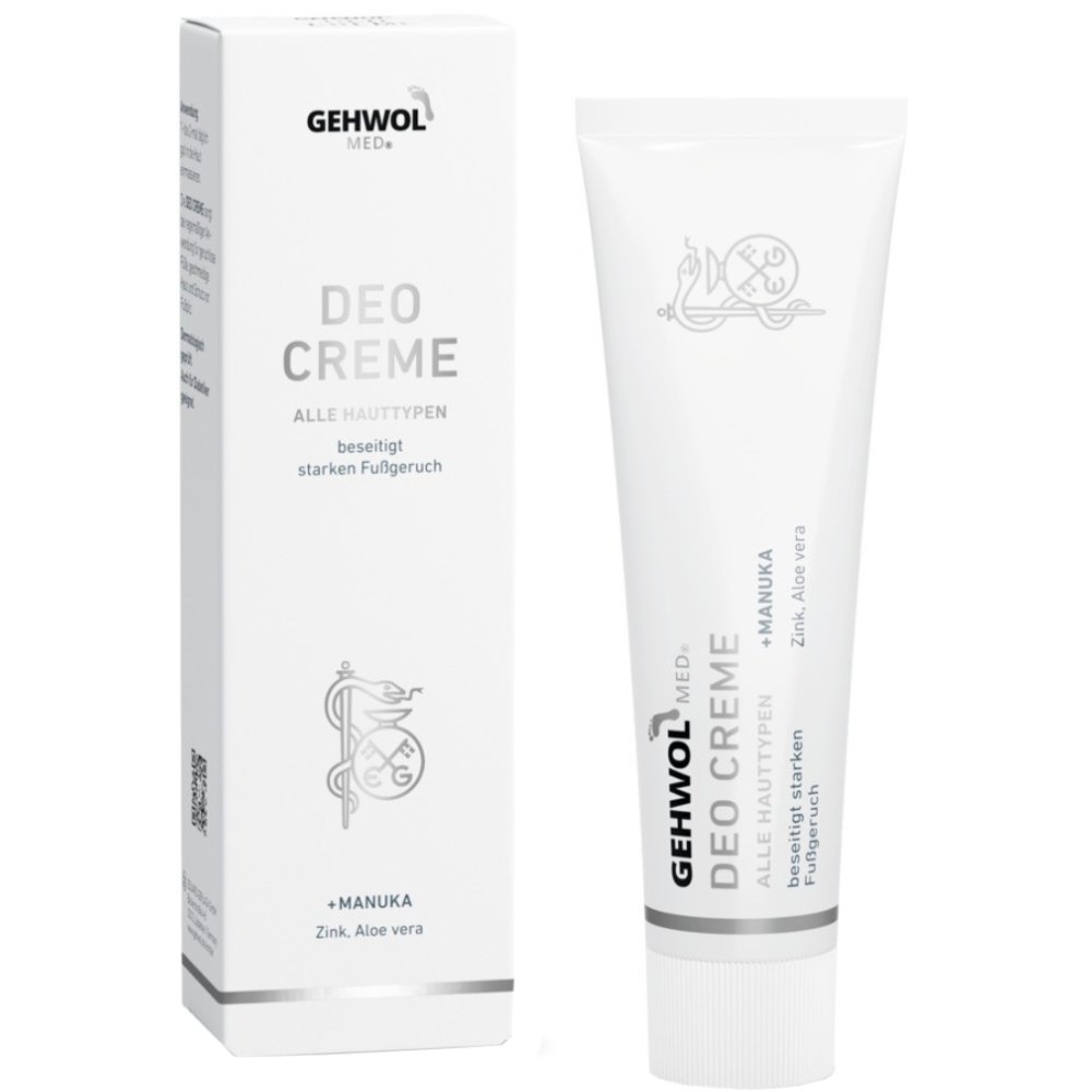 Gehwol With Manuka Foot Deo Cream Αποσμητική Κρέμα Ποδιών για Αίσθηση Φρεσκάδας που Διαρκεί 125ml