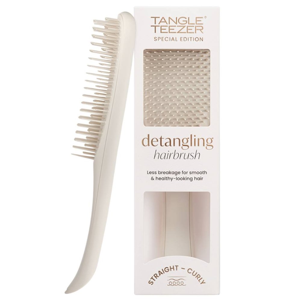 Tangle Teezer Special Edition The Ultimate Detangler Straight & Curly Hairbrush Βούρτσα για Εύκολο Ξεμπέρδεμα για Δυνατά & Σγουρά Μαλλιά 1 Τεμάχιο - Pumice Gray