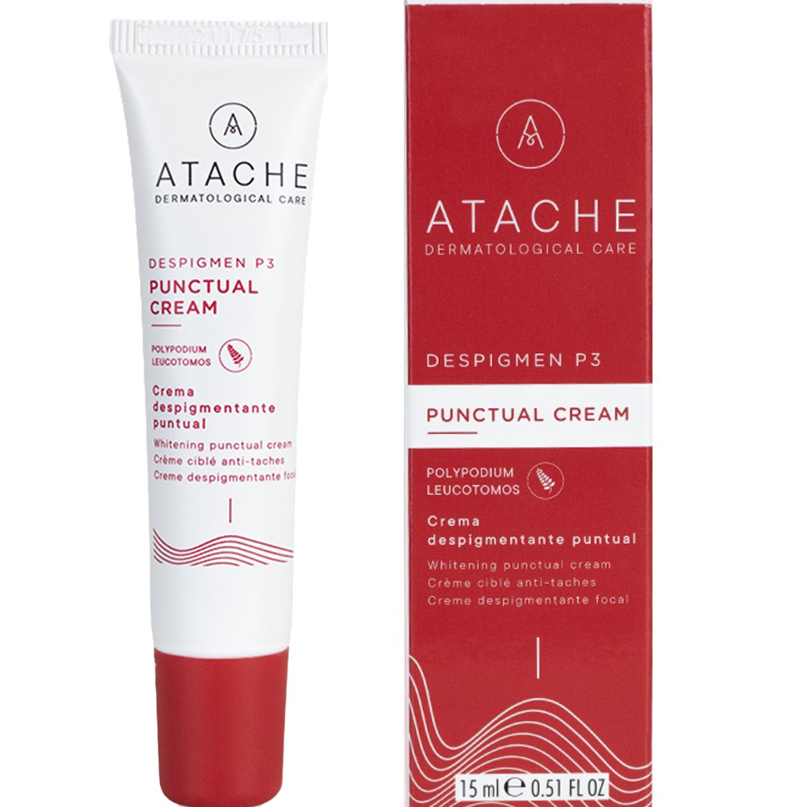 Atache Despigmen P3 Whitening Punctual Cream Κρέμα Καταπολέμησης των Δυσχρωμιών του Προσώπου για Χρήση Πρωί & Βράδυ 15ml