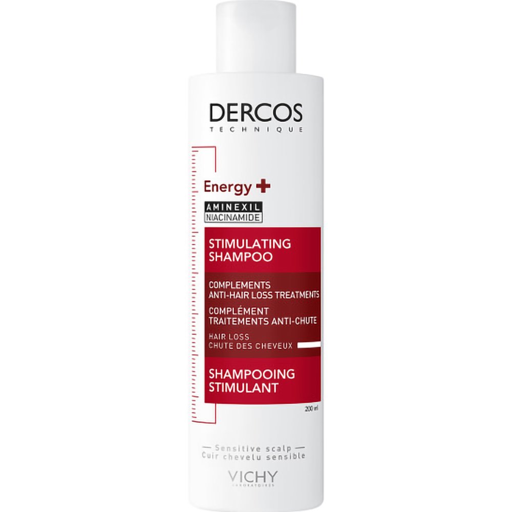 Vichy Dercos Energy+ Stimulating Shampoo Σαμπουάν Κατά της Τριχόπτωσης που Επαναφέρει τη Ζωντάνια στα Μαλλιά, Αφήνοντας Ευχάριστη Υφή Ενδυναμώνοντας την Τρίχα & το Τριχωτό 200ml