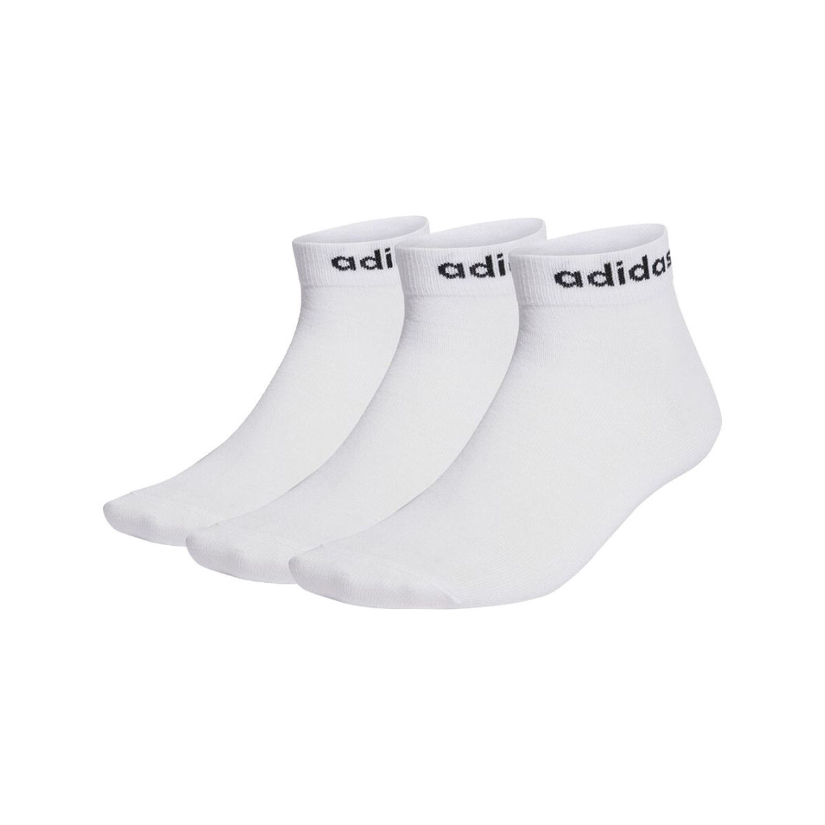 Αθλητικές κάλτσες adidas Chaussettes think linear blanc