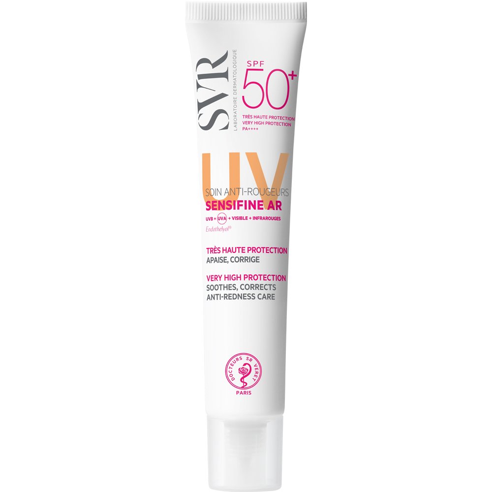 SVR Sensifine AR Spf50+ Soothing Anti-Redness Cream Αντηλιακή Κρέμα Προσώπου Πολύ Υψηλής Προστασίας για Επιδερμίδες με Ερυθρότητα & Τάση Ροδόχρου Ακμής 40ml