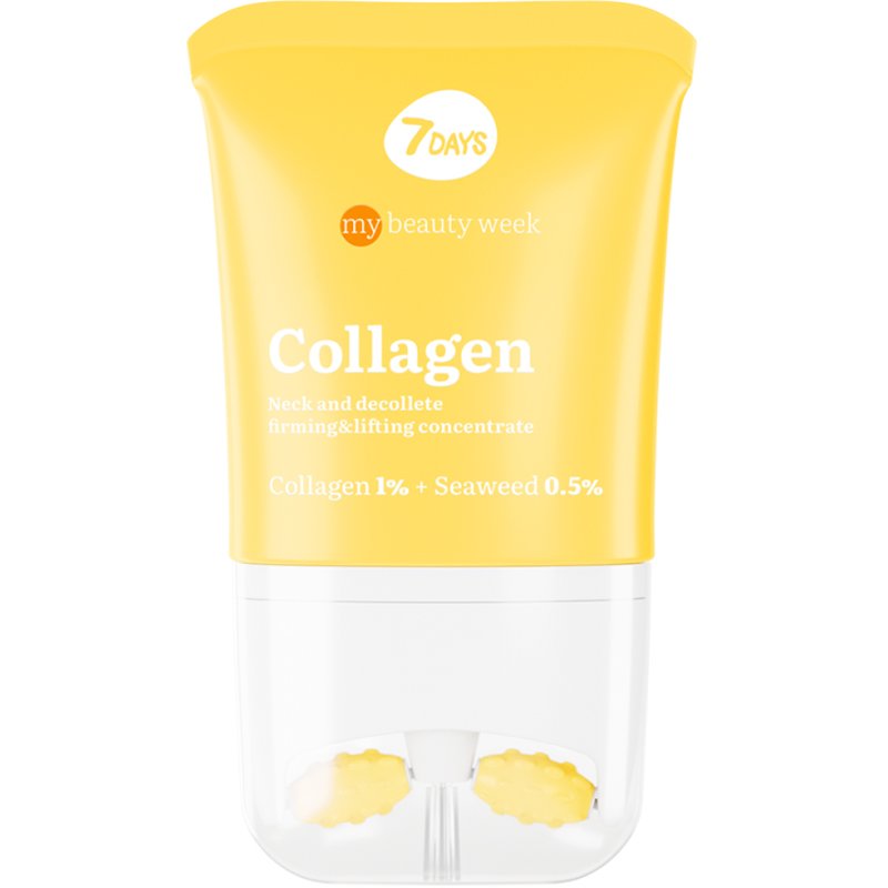 7DAYS My Beauty Week Collagen Firming & Lifting Concentrate Face & Neck Cream Συμπυκνωμένη Κρέμα Προσώπου, Λαιμού με Κολλαγόνο & Εφαρμοστή Μασάζ για Σύσφιξη & Ανόρθωση 80ml