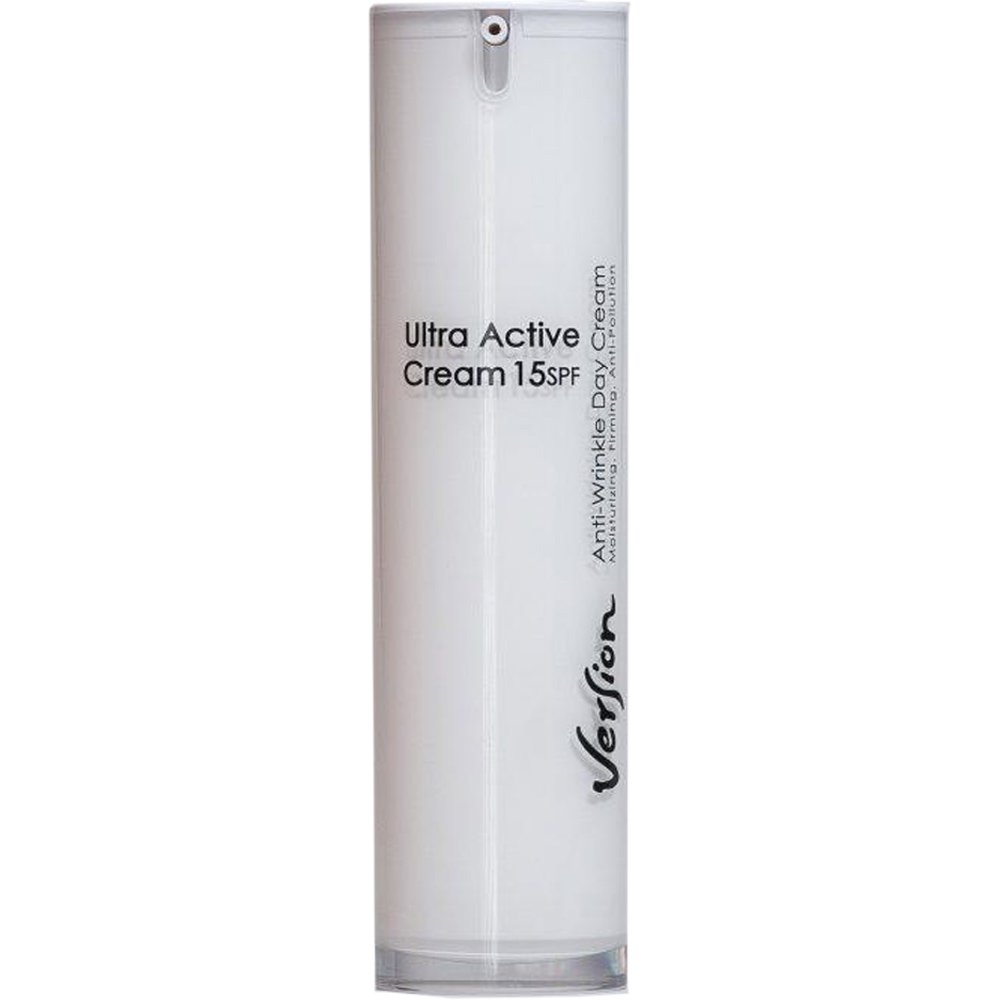 Version Ultra Active Anti-Wrinkle Day Cream Spf15 Αντιρυτιδική, Συσφικτική & Βαθιά Ενυδατική Κρέμα Ημέρας Μεσαίας Προστασίας 50ml