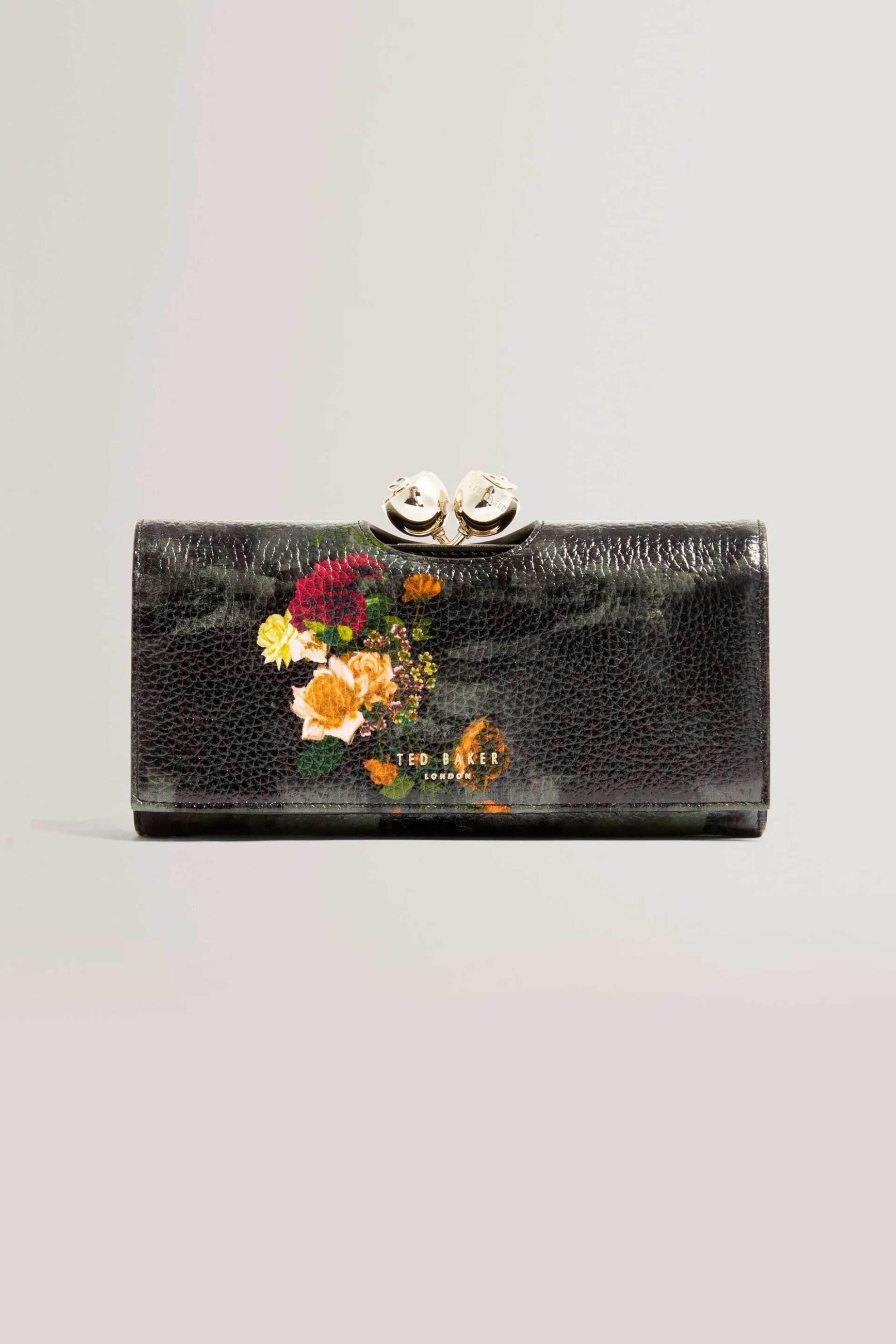 Ted Baker γυναικείο πορτοφόλι με μεταλλικό κούμπωμα "Liieeah" | ONE SIZE