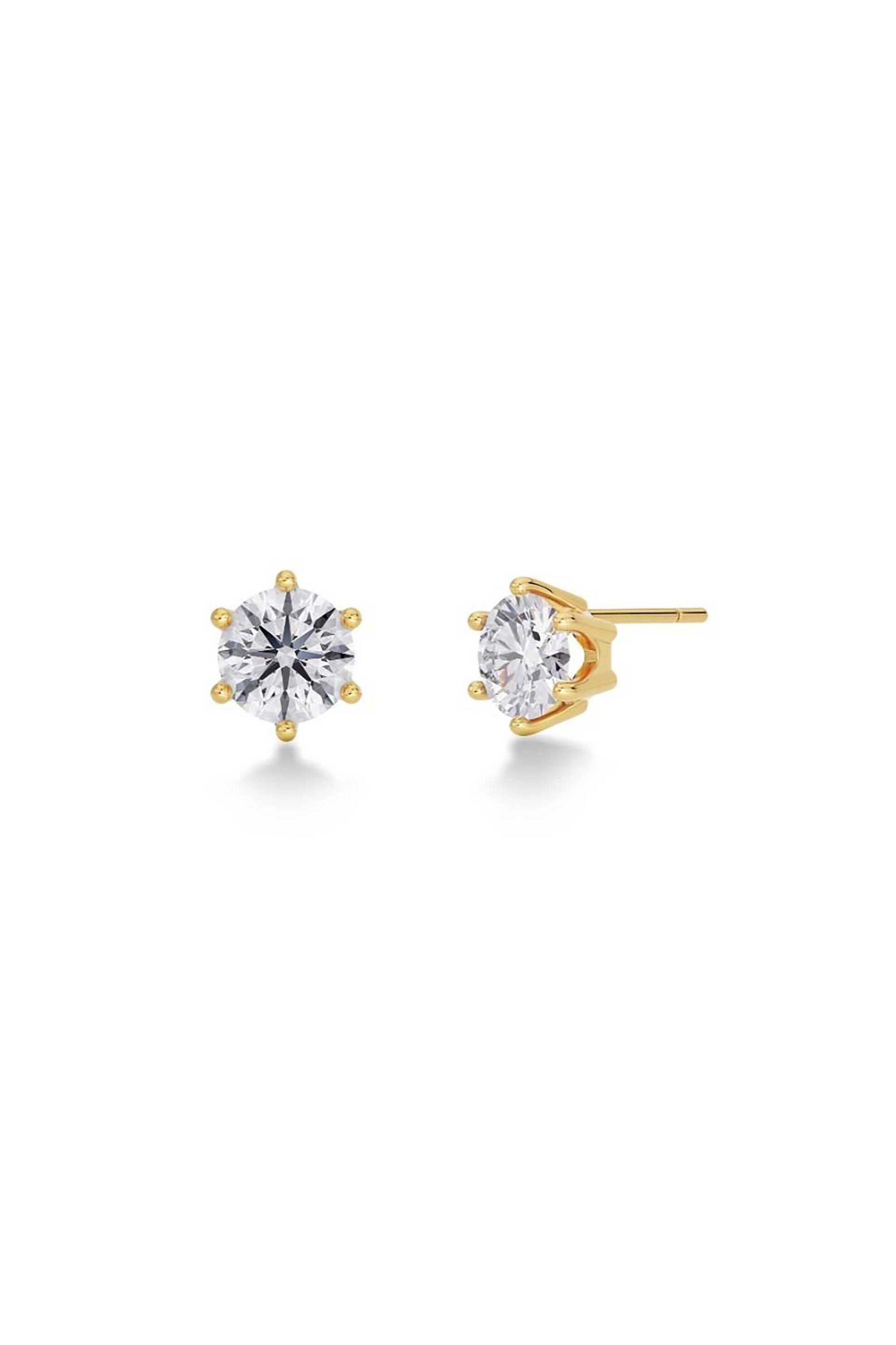 EDBLAD γυναικεία σκουλαρίκια "Crown Studs Gold" (L)