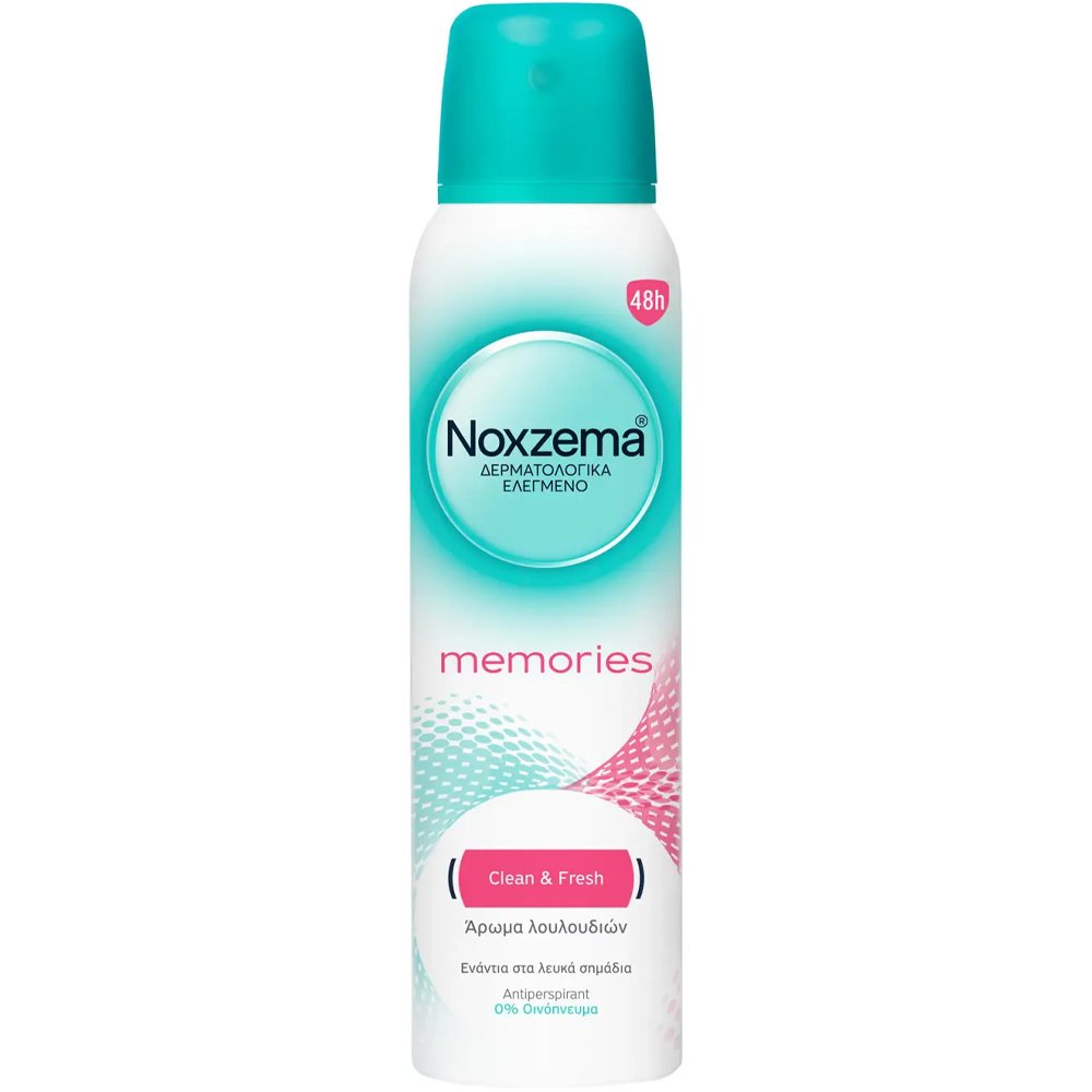 Noxzema Promo Memories Clean & Fresh Antiperspirant Spray Γυναικείο Αποσμητικό Σπρέι με Άρωμα Λουλουδιών για 48ωρη Προστασία 150ml