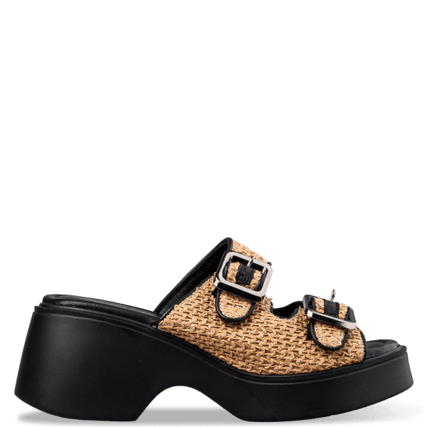 PLATFORM HEEL MULES