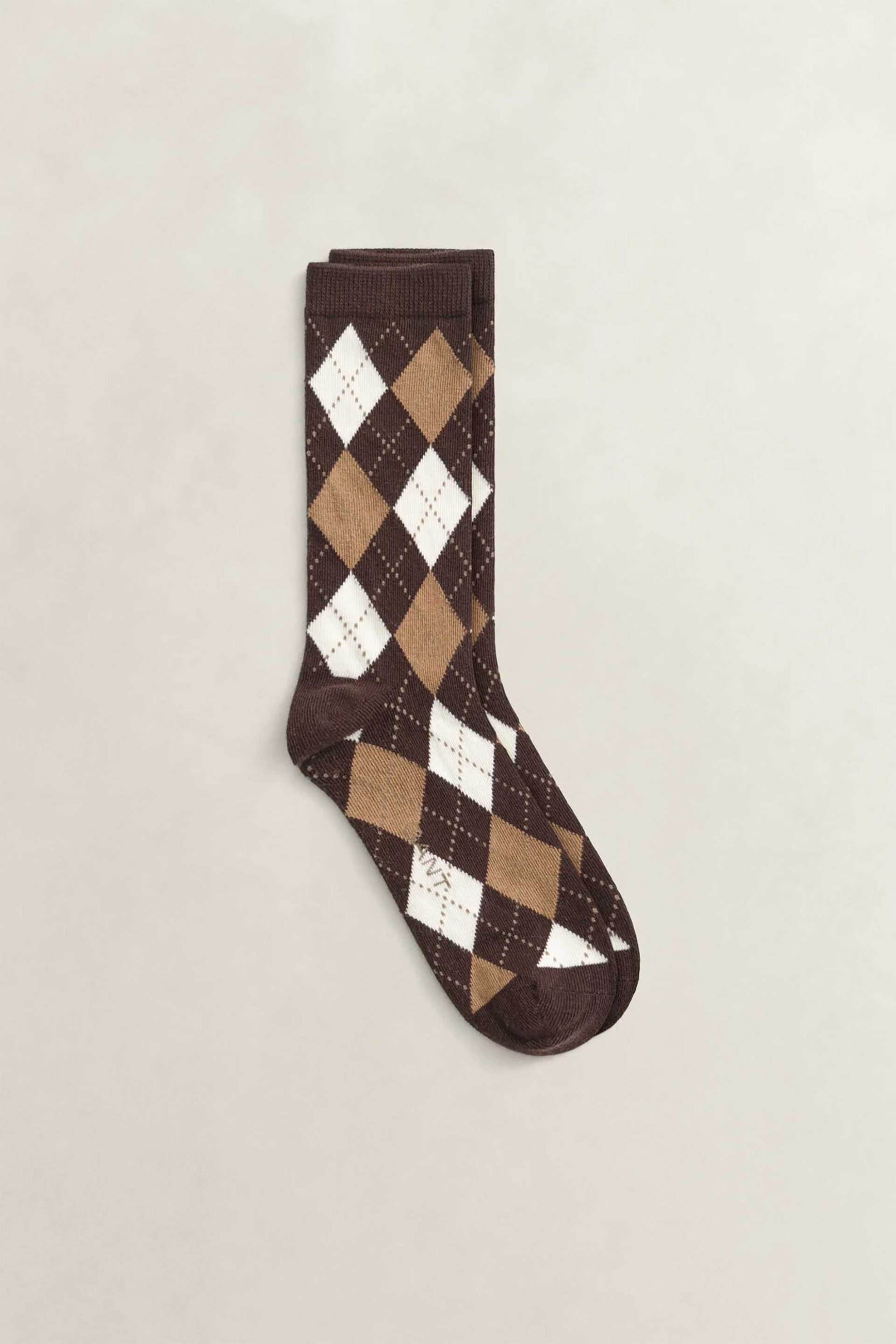 Gant γυναικείες μακριές κάλτσες με argyle pattern