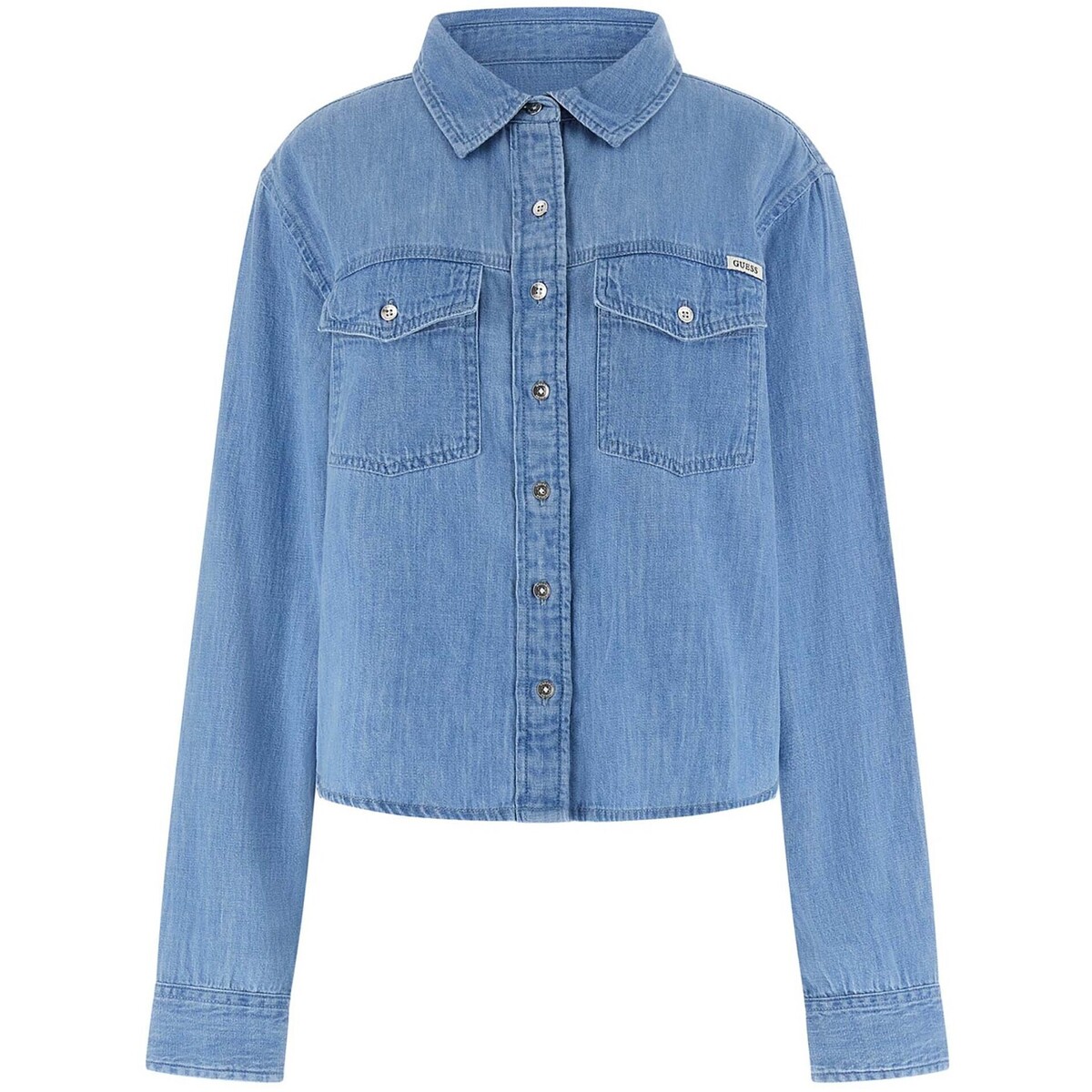 Τζιν Μπουφάν/Jacket Guess Ls Wren Denim Top