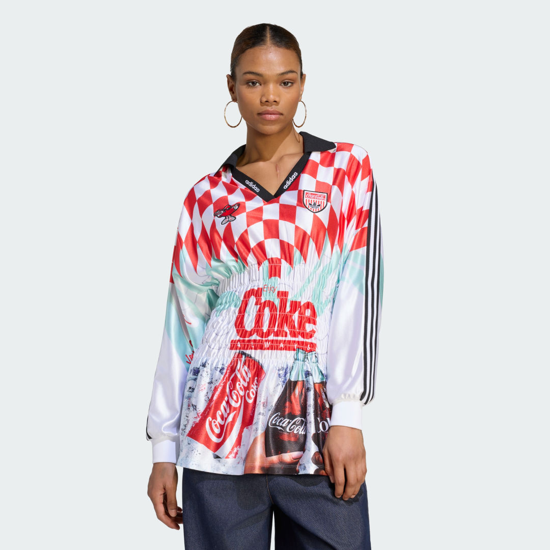 ΦΑΝΕΛΑ ADIDAS X COCA-COLA MASH UP SMOCKED