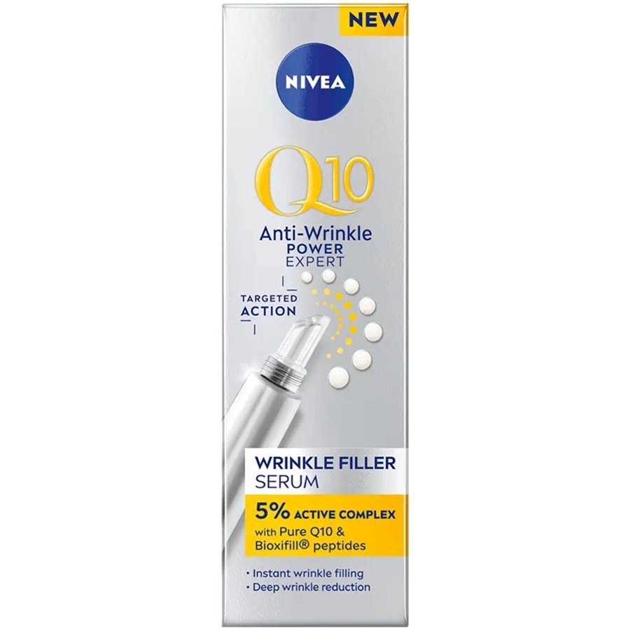 Nivea Q10 Anti-Wrinkle Expert Filler Ορός Γεμίσματος Κατά των Ρυτίδων με Άμεσα Ορατά Αποτελέσματα 15ml