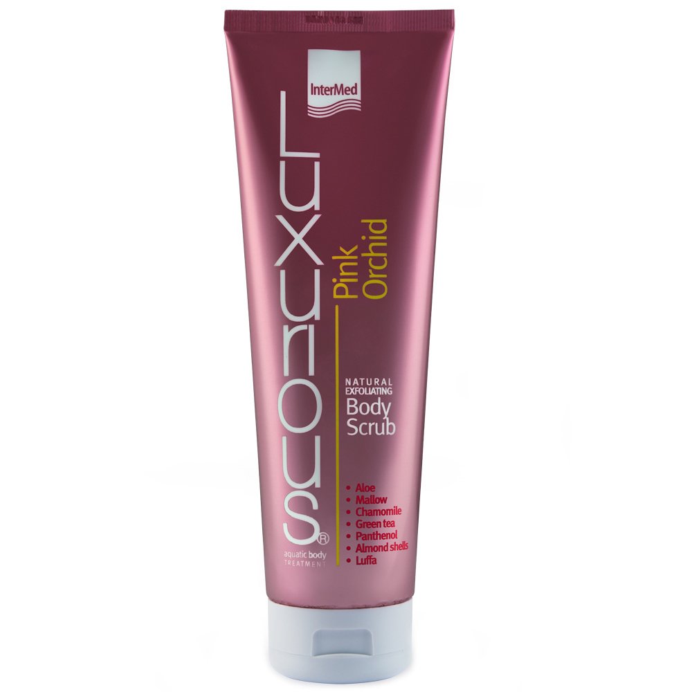 Luxurious Natural Exfoliating Pink Orchid Body Scrub Απολεπιστικό Σώματος με Εξωτικό Άρωμα Ροζ Ορχιδέας 280ml