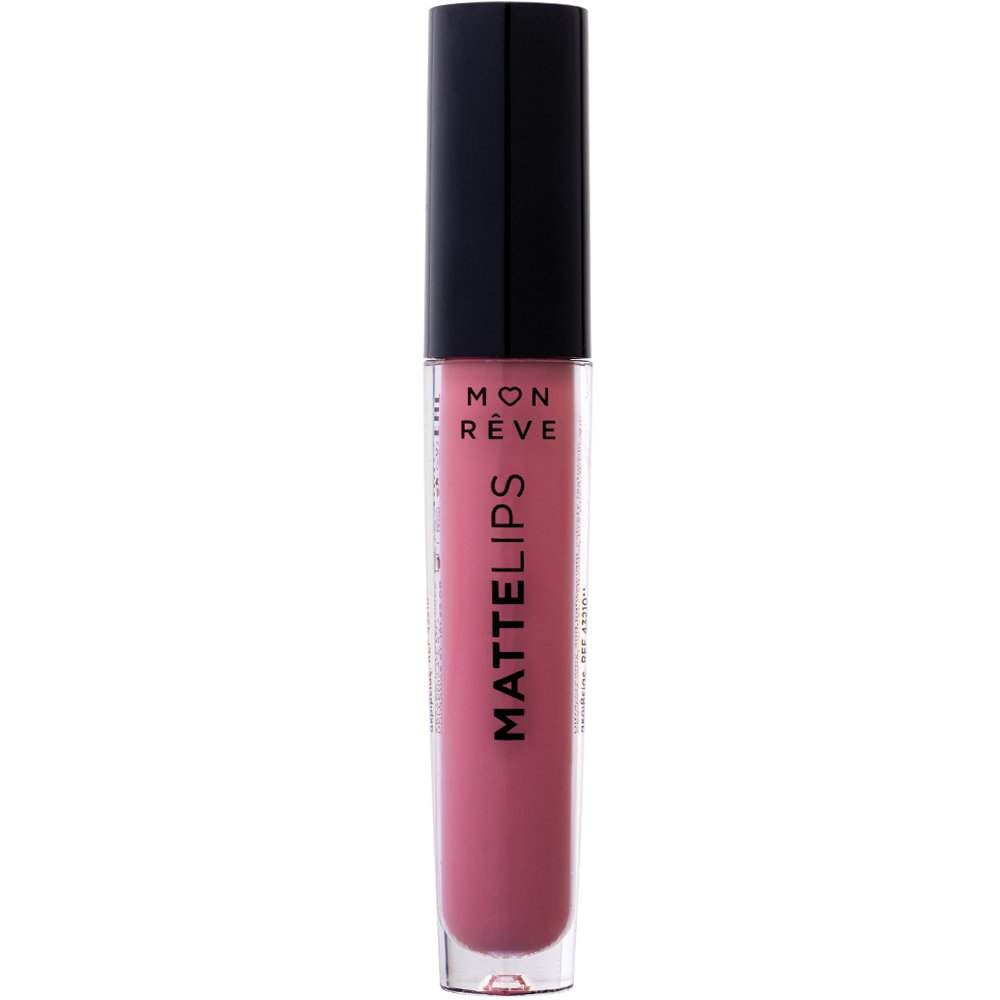 Mon Reve Matte Lips Liquid Lipstick Υγρό Ματ Κραγιόν με Πλούσιο Χρώμα Μεγάλης Διάρκειας 4ml - 07