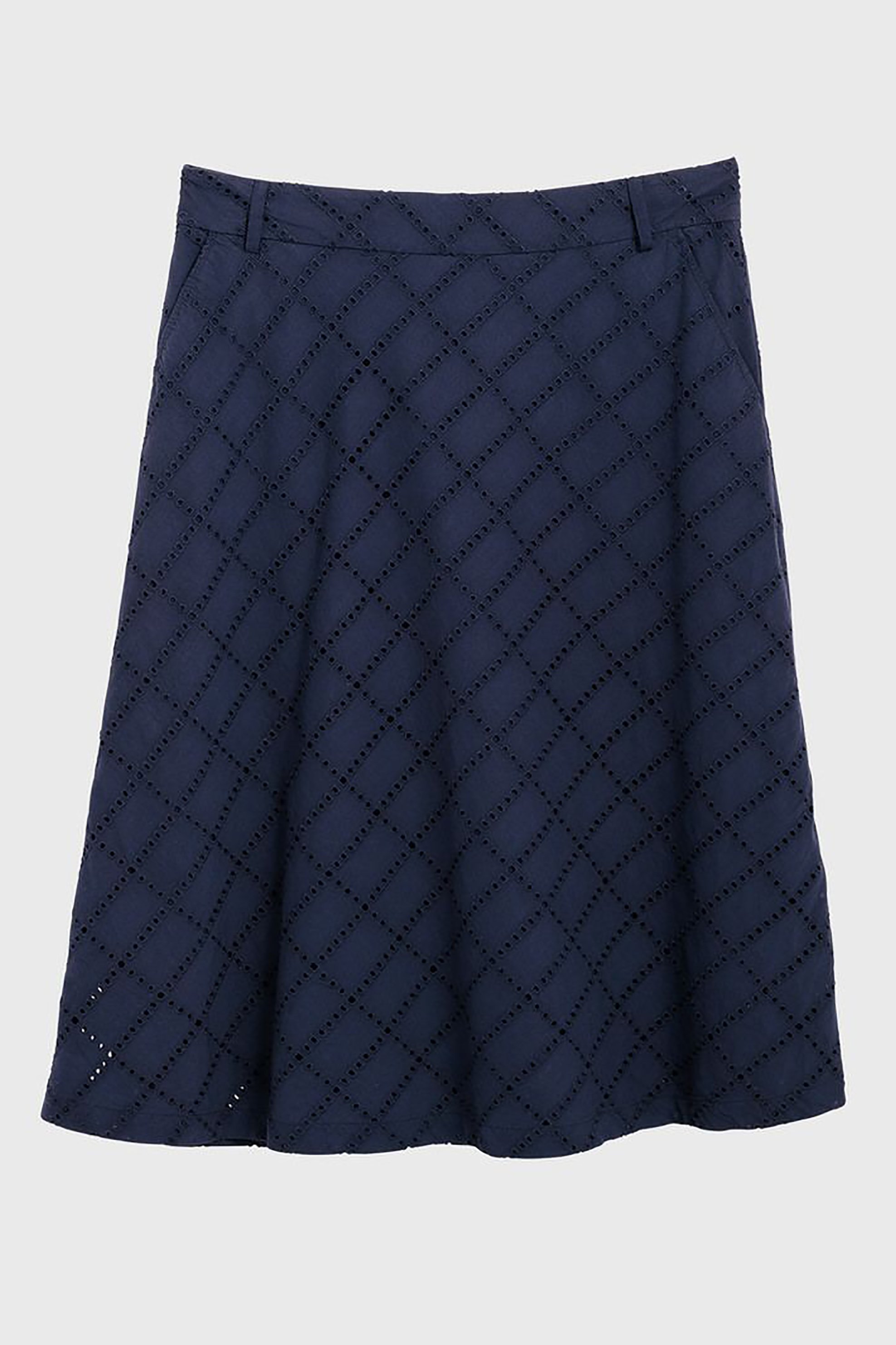 Gant γυναικεία mini flared φούστα με δαντέλα κιπούρ