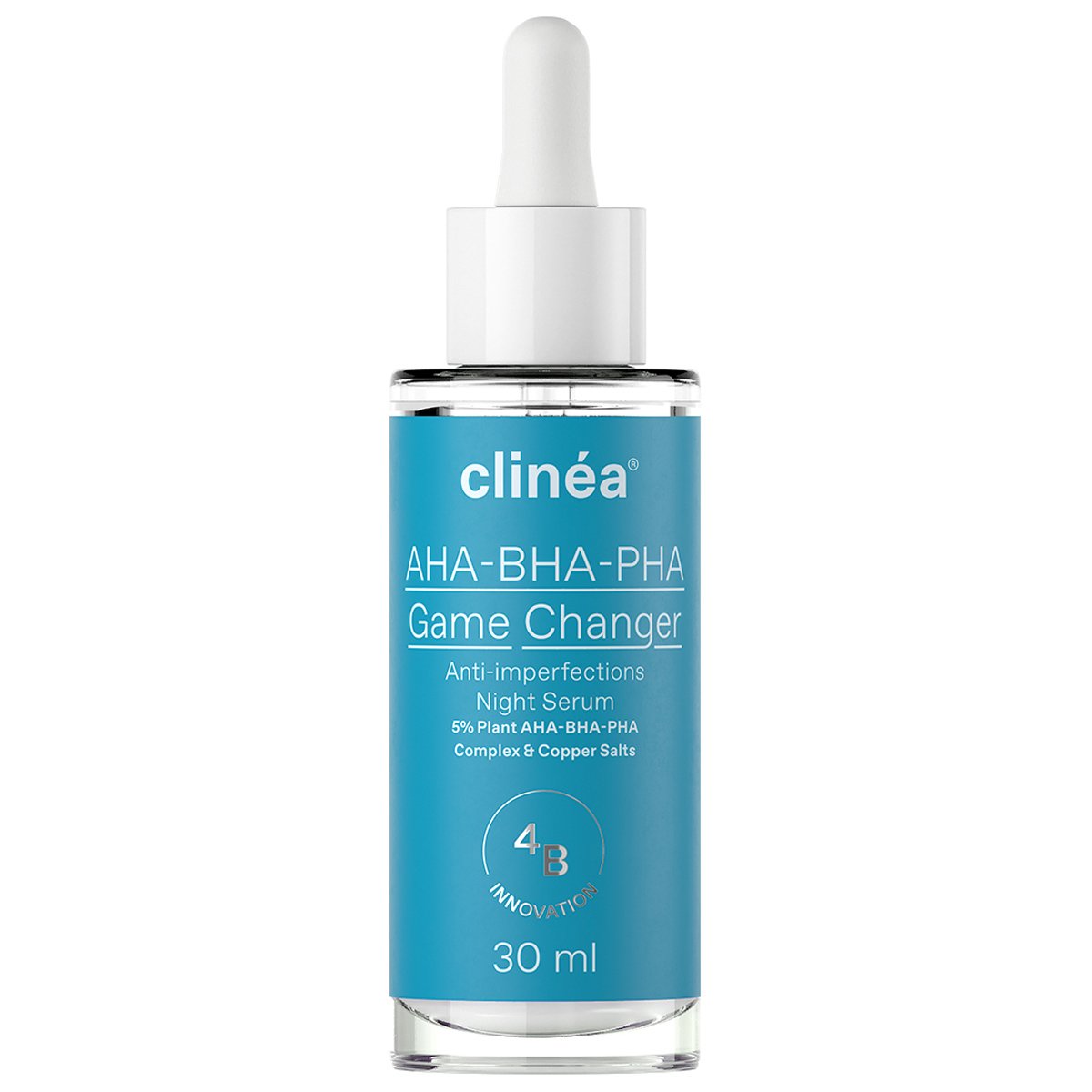 Clinea AHA-BHA-PHA Game Changer Anti-Imperfections Night Serum Ορός Νυκτός Κατά των Ατελειών 30ml