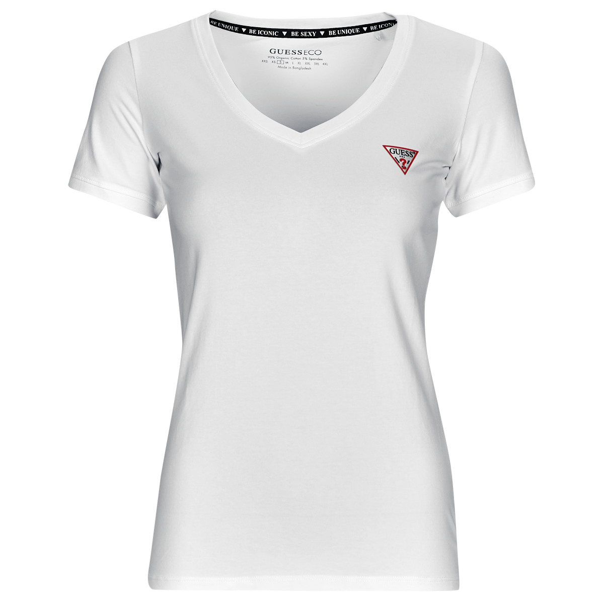 T-shirt με κοντά μανίκια Guess SS VN MINI TRIANGLE TEE