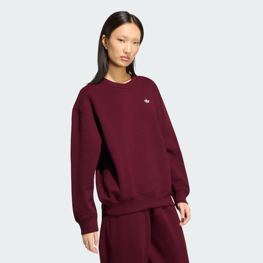 Μπλούζα ESSENTIALS CREW LONG FLEECE OS