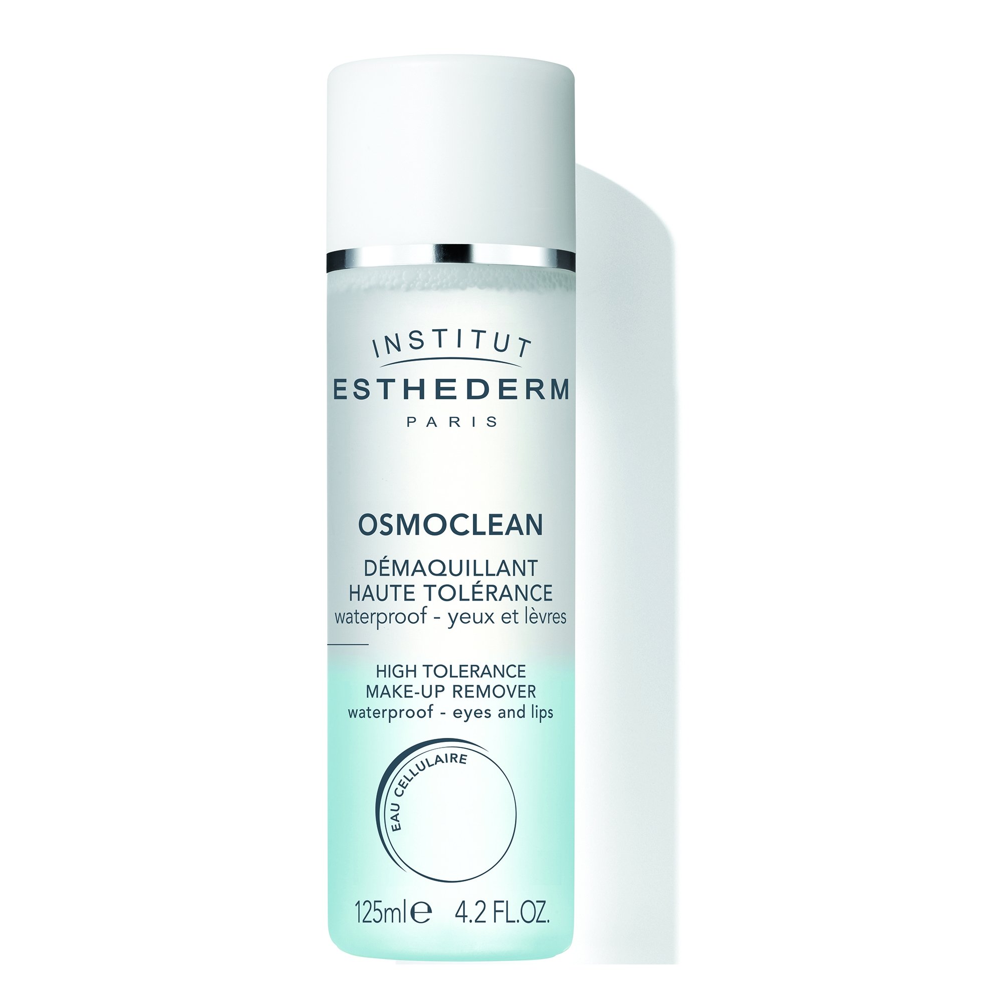Institut Esthederm Osmoclean High Tolerance Makeup Remover Λοσιόν Ντεμακιγιάζ Ματιών & Χειλιών που Αφαιρεί το Αδιάβροχο Μακιγιάζ 125ml