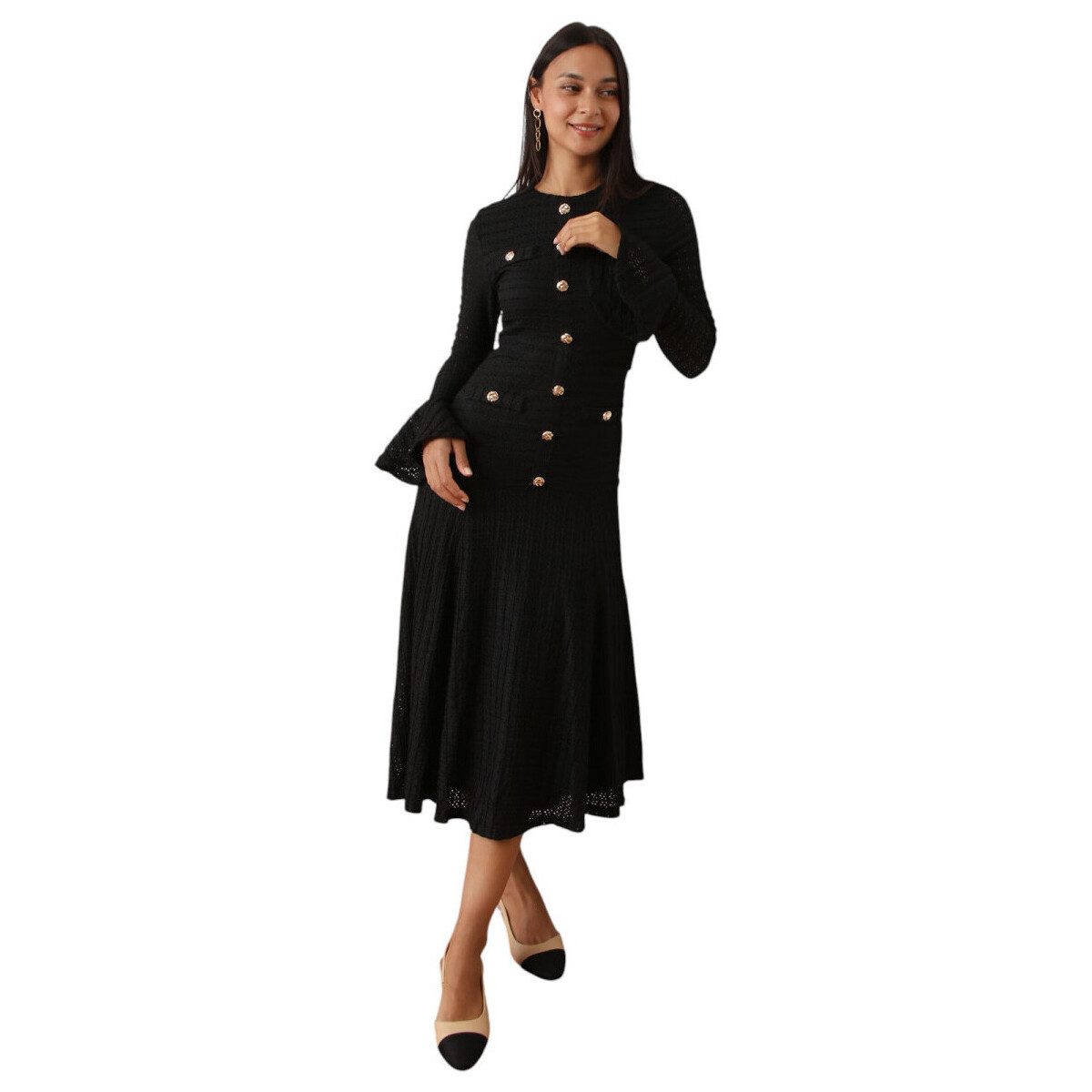 Μακριά Φορέματα La Modeuse 76082_P180117