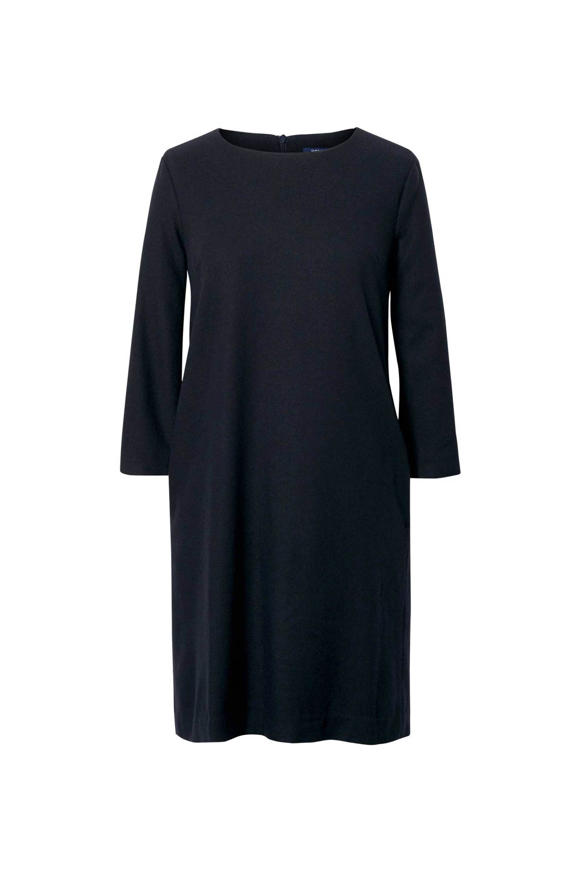 Gant γυναικείο mini φόρεμα μονόχρωμο με μανίκι 3/4