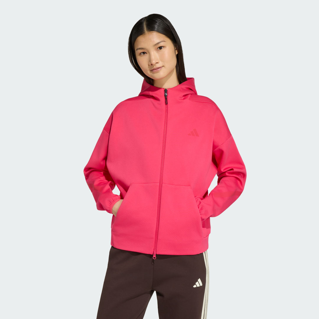 ADIDAS Z.N.E. HOODIE ΜΕ ΦΕΡΜΟΥΑΡ ΣΕ ΟΛΟ ΤΟ ΜΗΚΟΣ