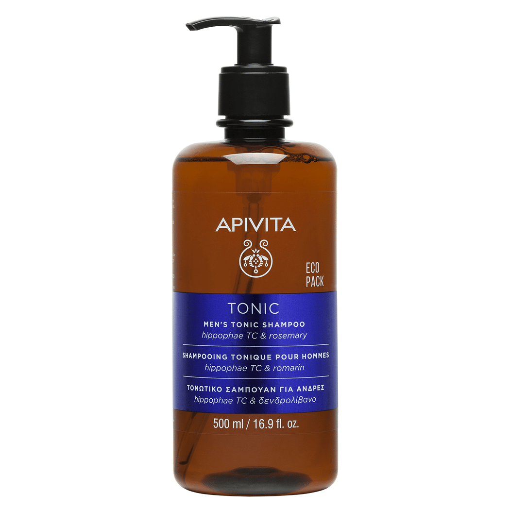 Apivita Men's Tonic Shampoo with Hippophae TC & Rosemary Τονωτικό Σαμπουάν Κατά της Τριχόπτωσης για Άνδρες με Ιπποφαές & Δεντρολίβανο 500ml