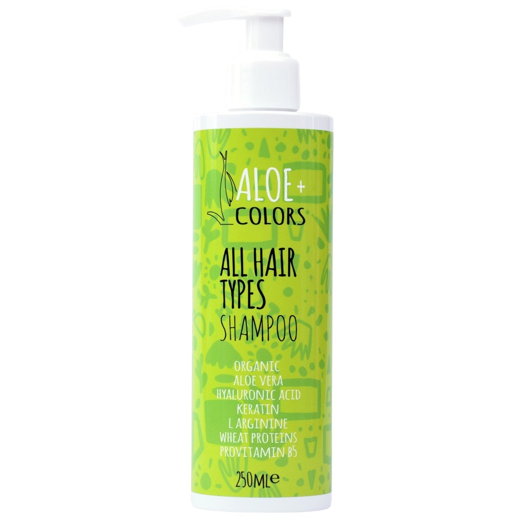 Aloe+ Colors All Hair Types Shampoo Σαμπουάν για Όλη την Οικογένεια, Κατάλληλο για Όλους τους Τύπους Μαλλιών 250ml