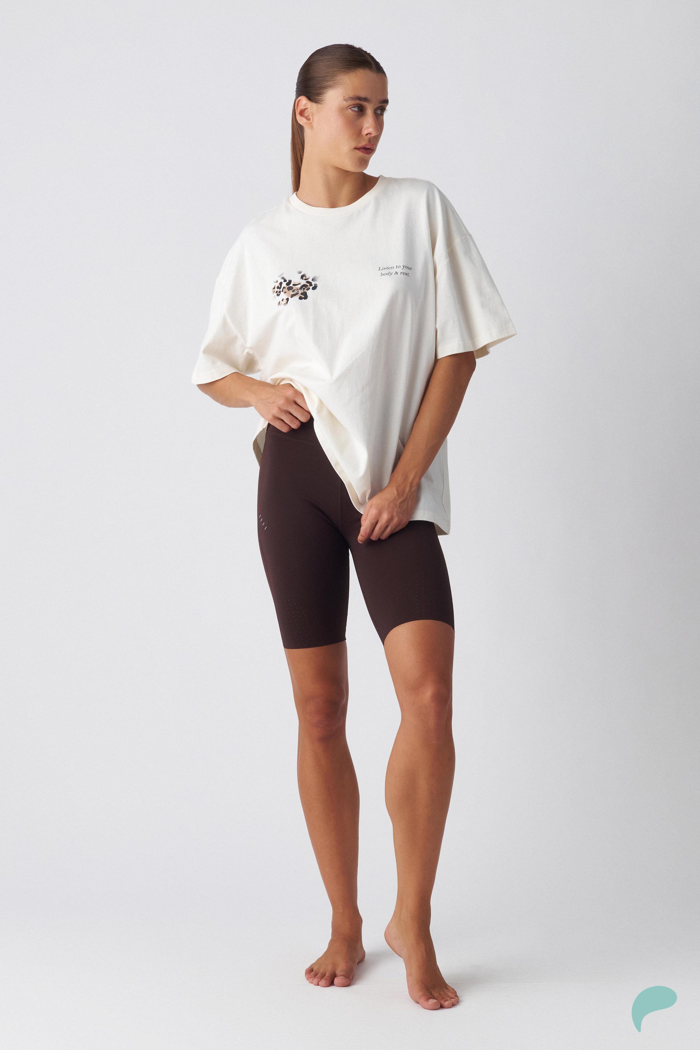 a-feel T-shirt με λεοπάρ τύπωμα - Εκρού
