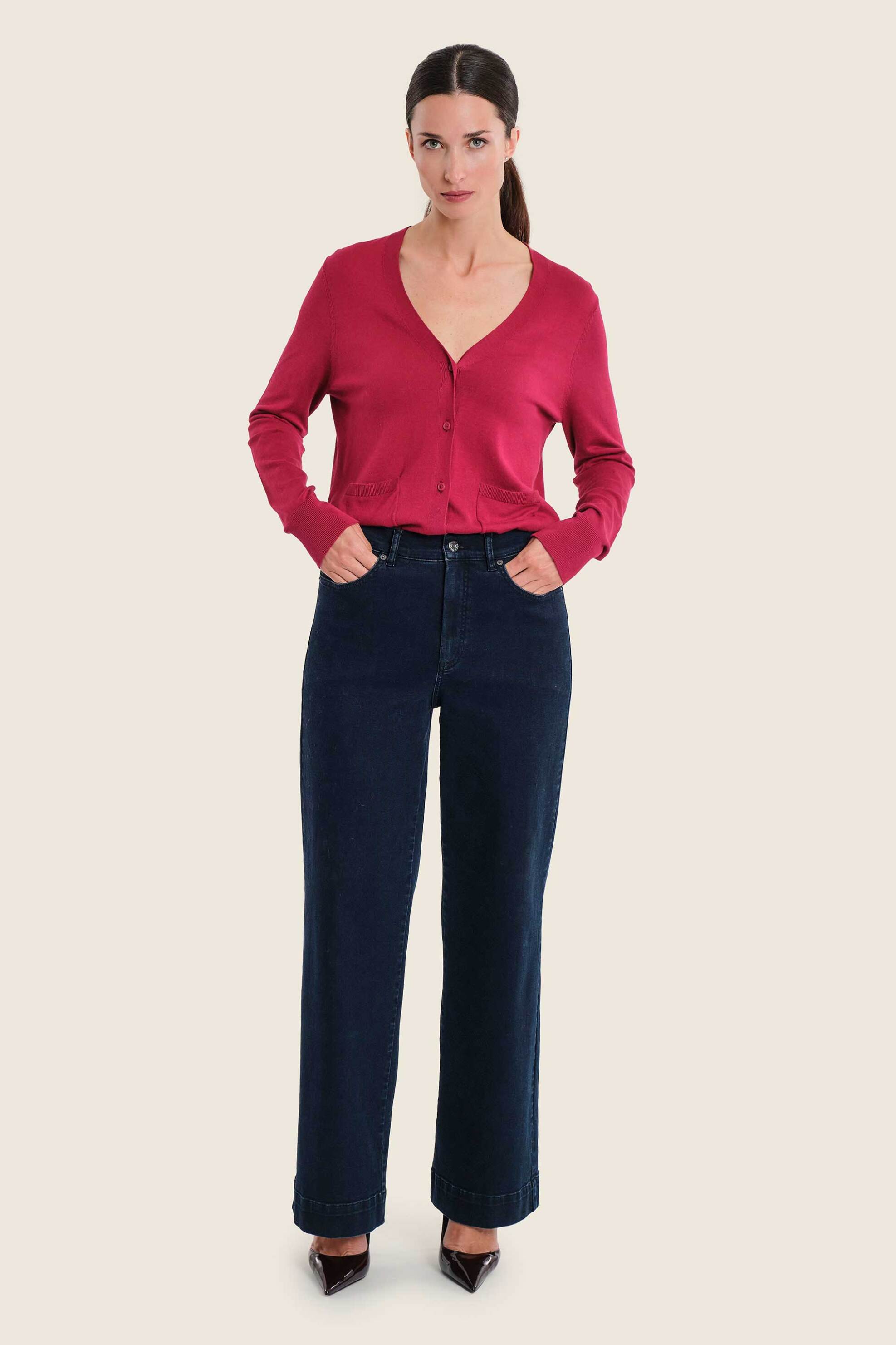 Gerry Weber γυναικείο denim παντελόνι πεντάτσεπο Wide Fit