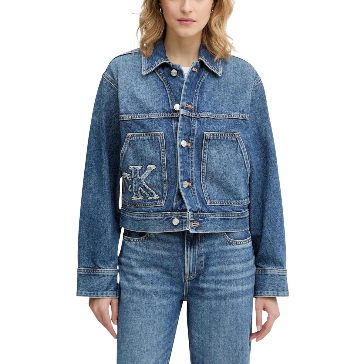 Τζιν Μπουφάν/Jacket Calvin Klein Jeans LV047E906G